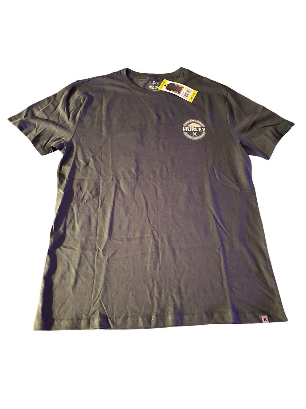 Hurley Men's 'Surf and Supply' Graphic Short Sleeve T-Shirt- Blue